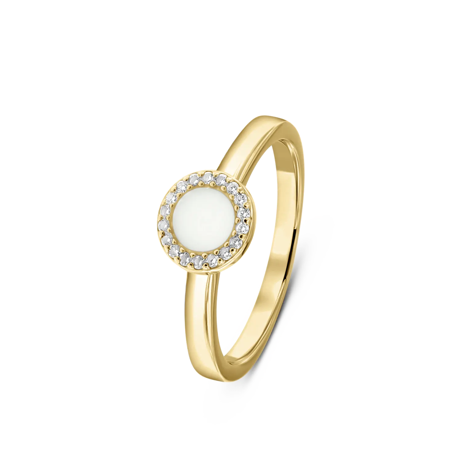 Zoë | Moedermelk Ring massief