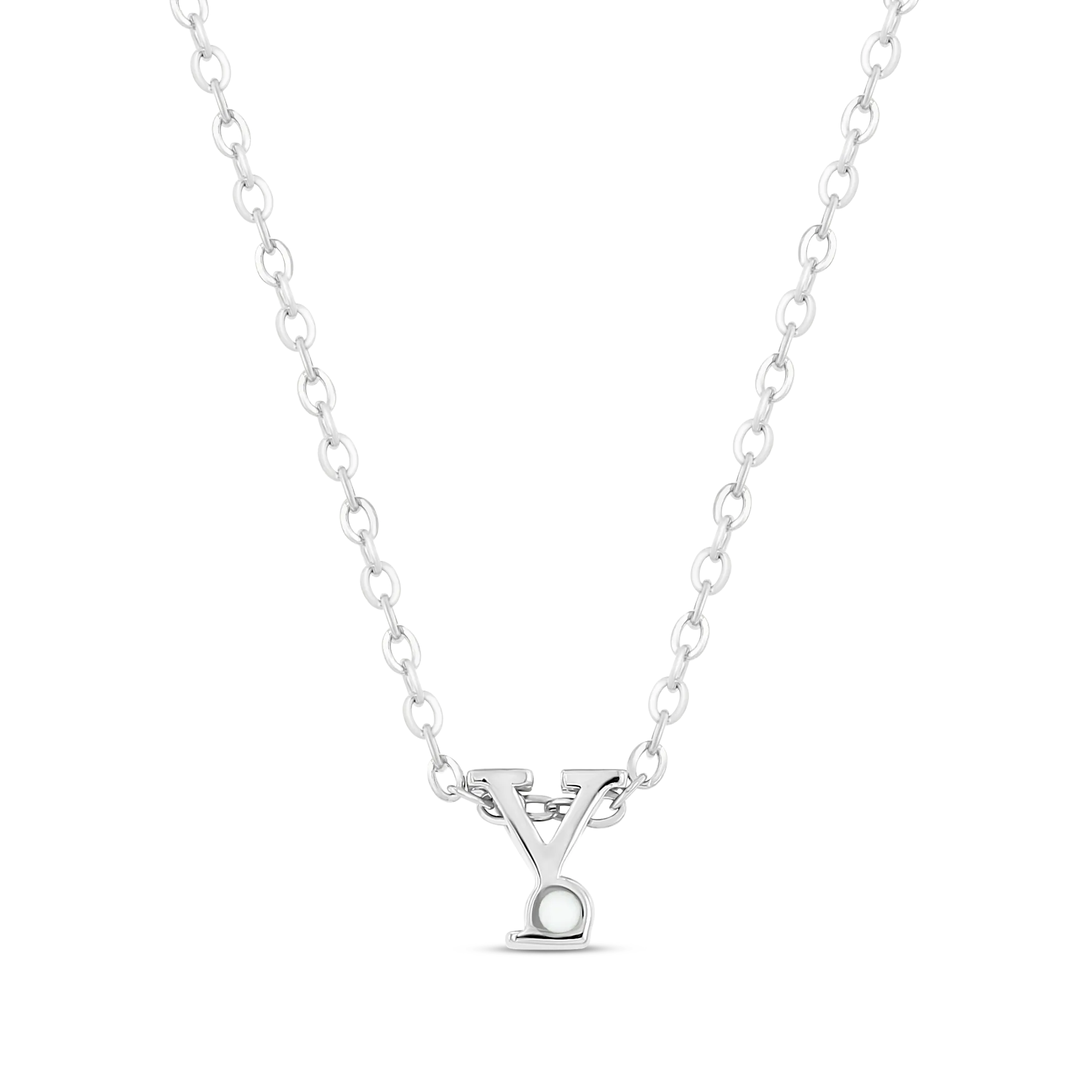 Anna | As Initial Ketting Zilver