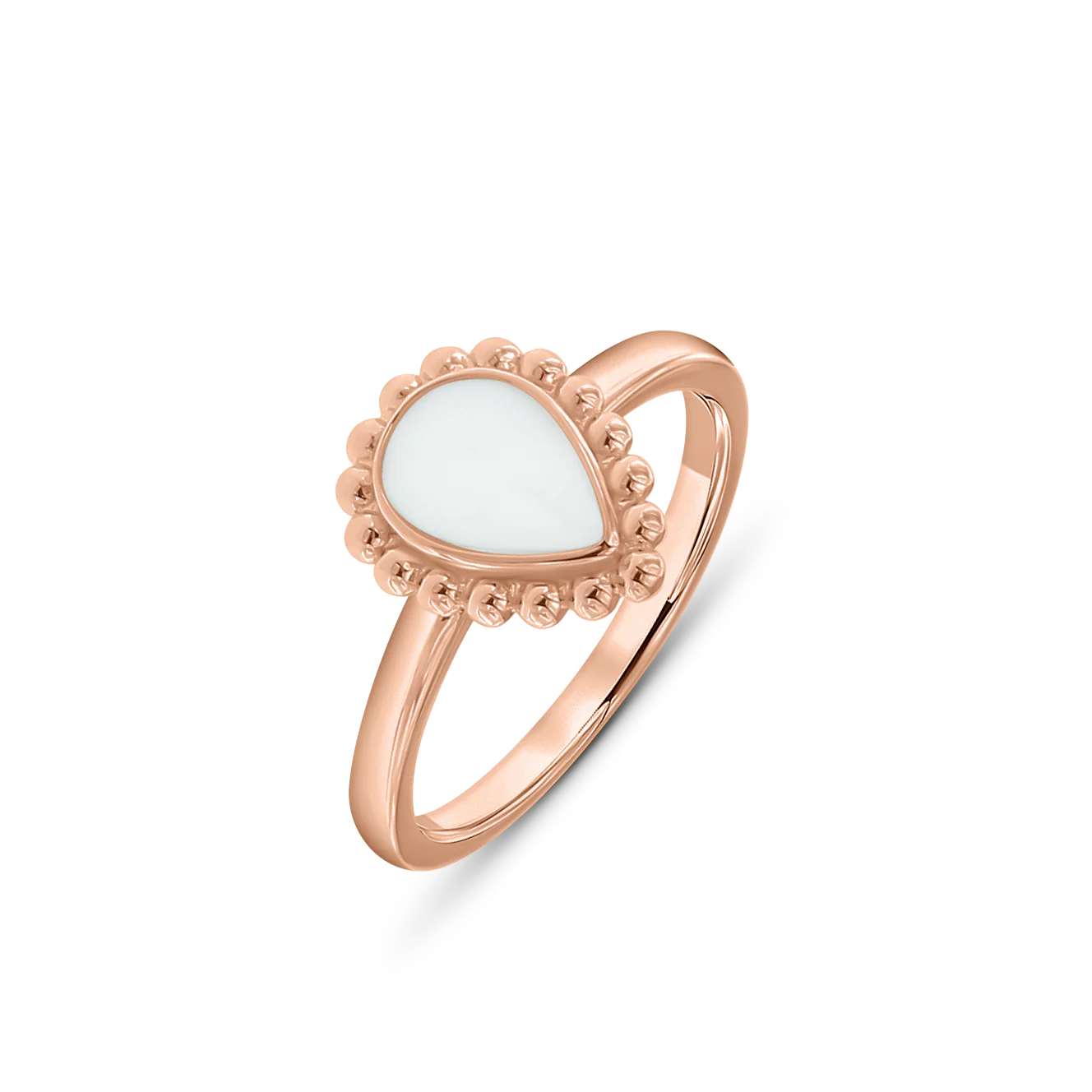 Hailey | Moedermelk Ring massief