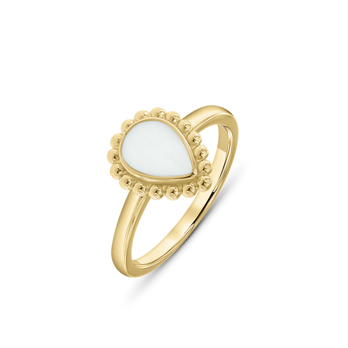 Hailey | Moedermelk Ring massief