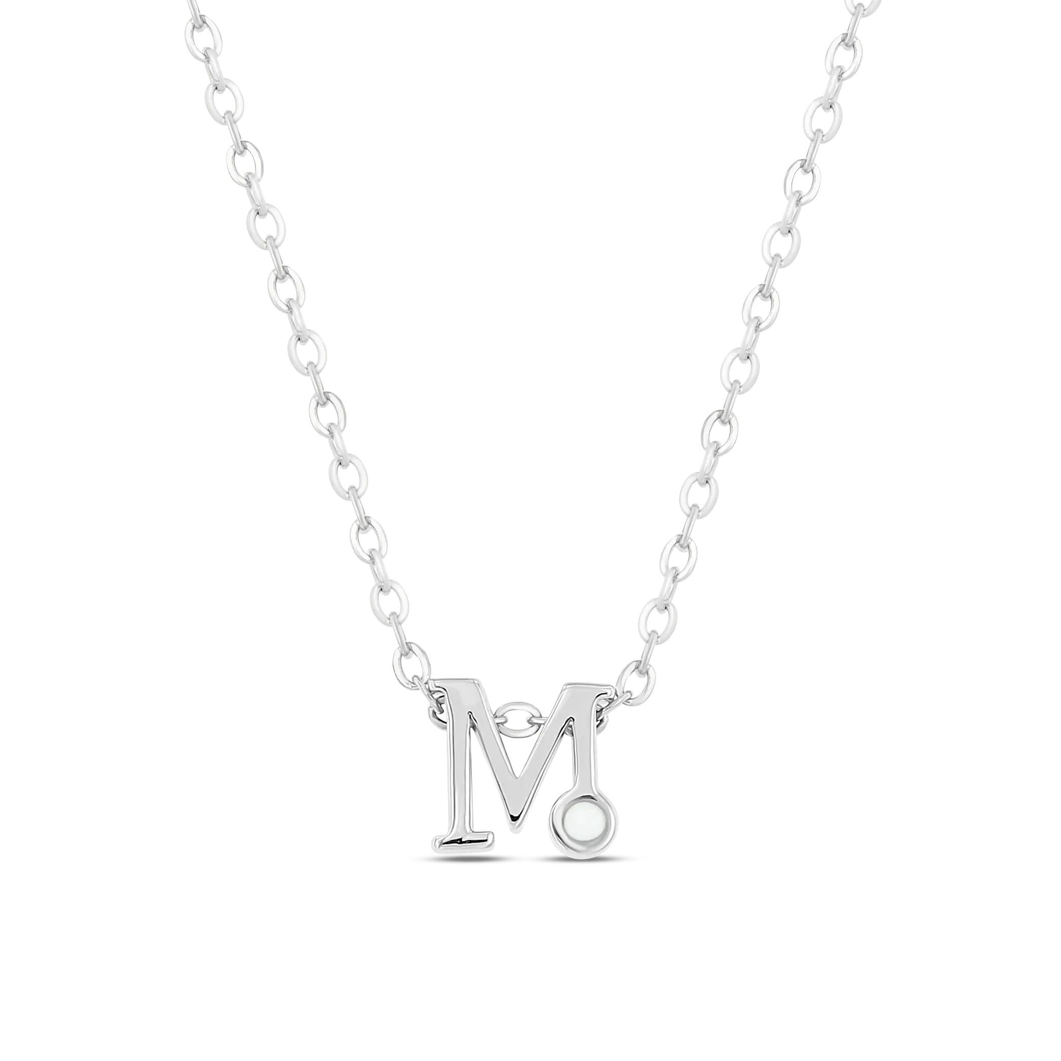 Anna | As Initial Ketting Zilver