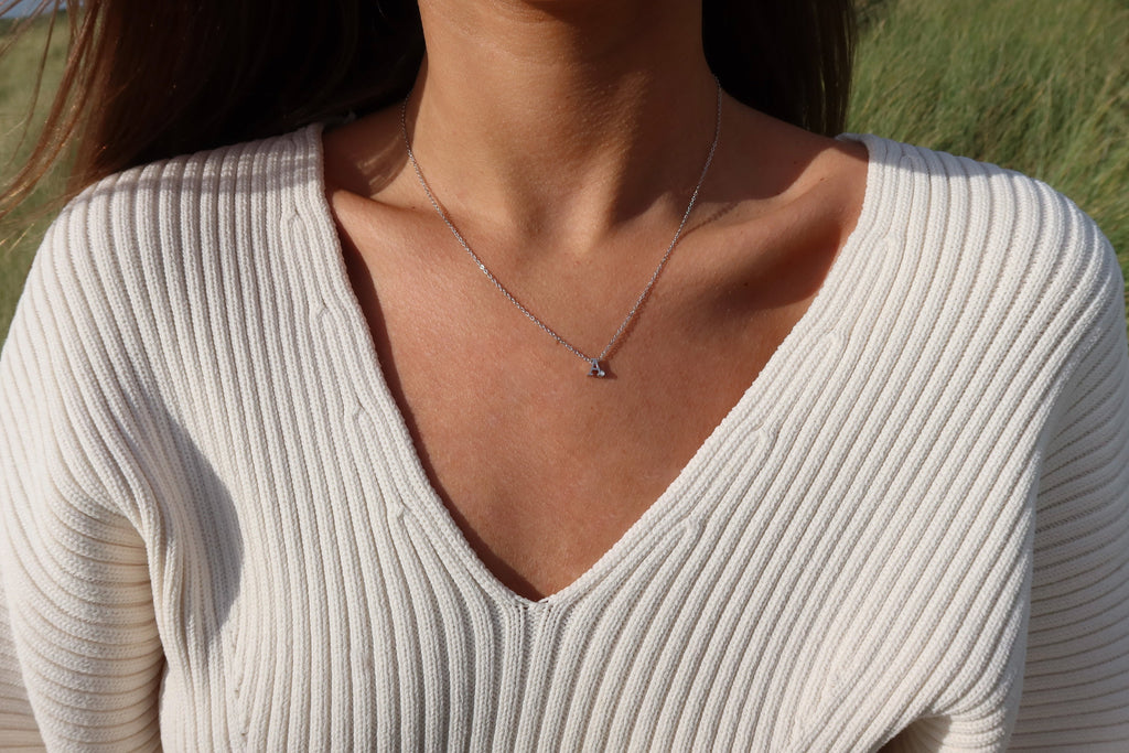 Anna | As Initial Ketting Zilver
