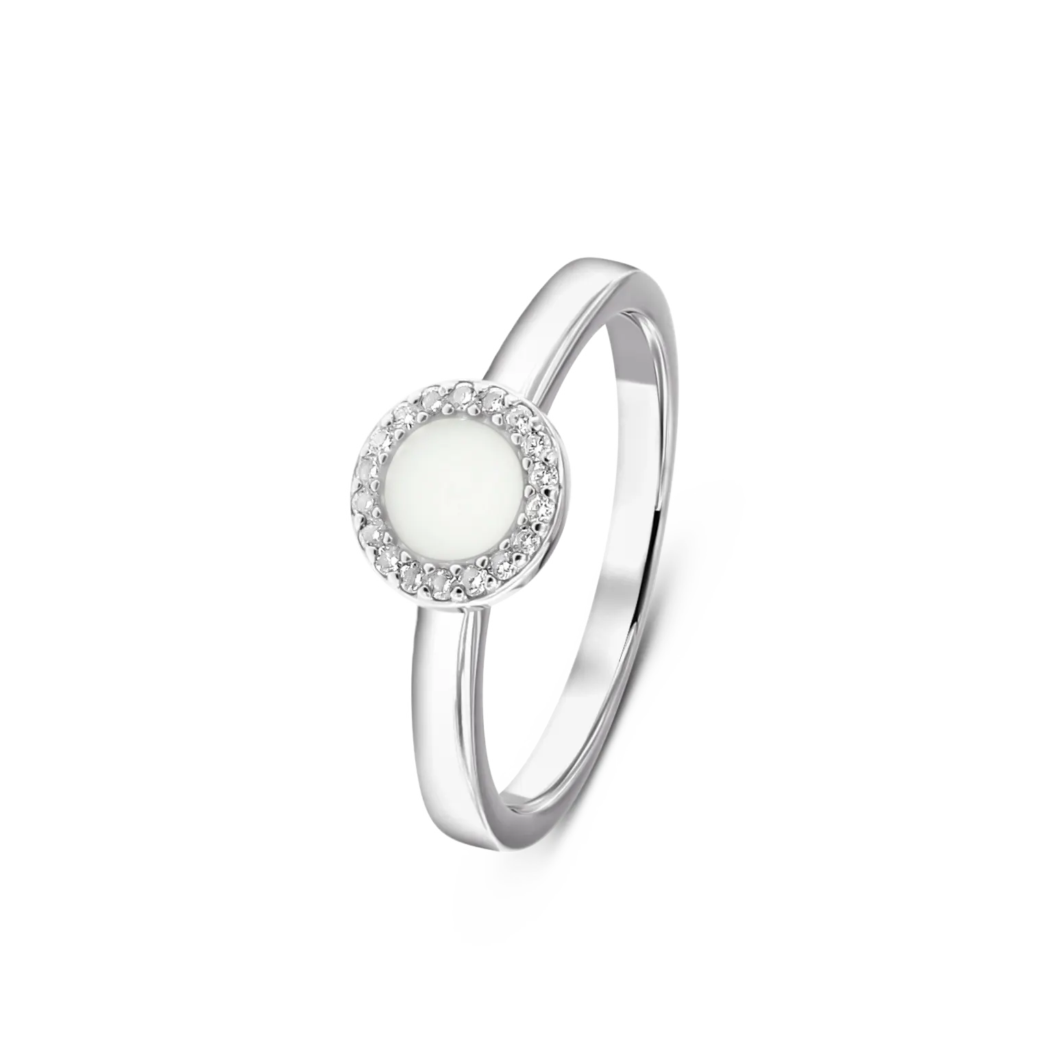 Zoë | Moedermelk Ring Zilver