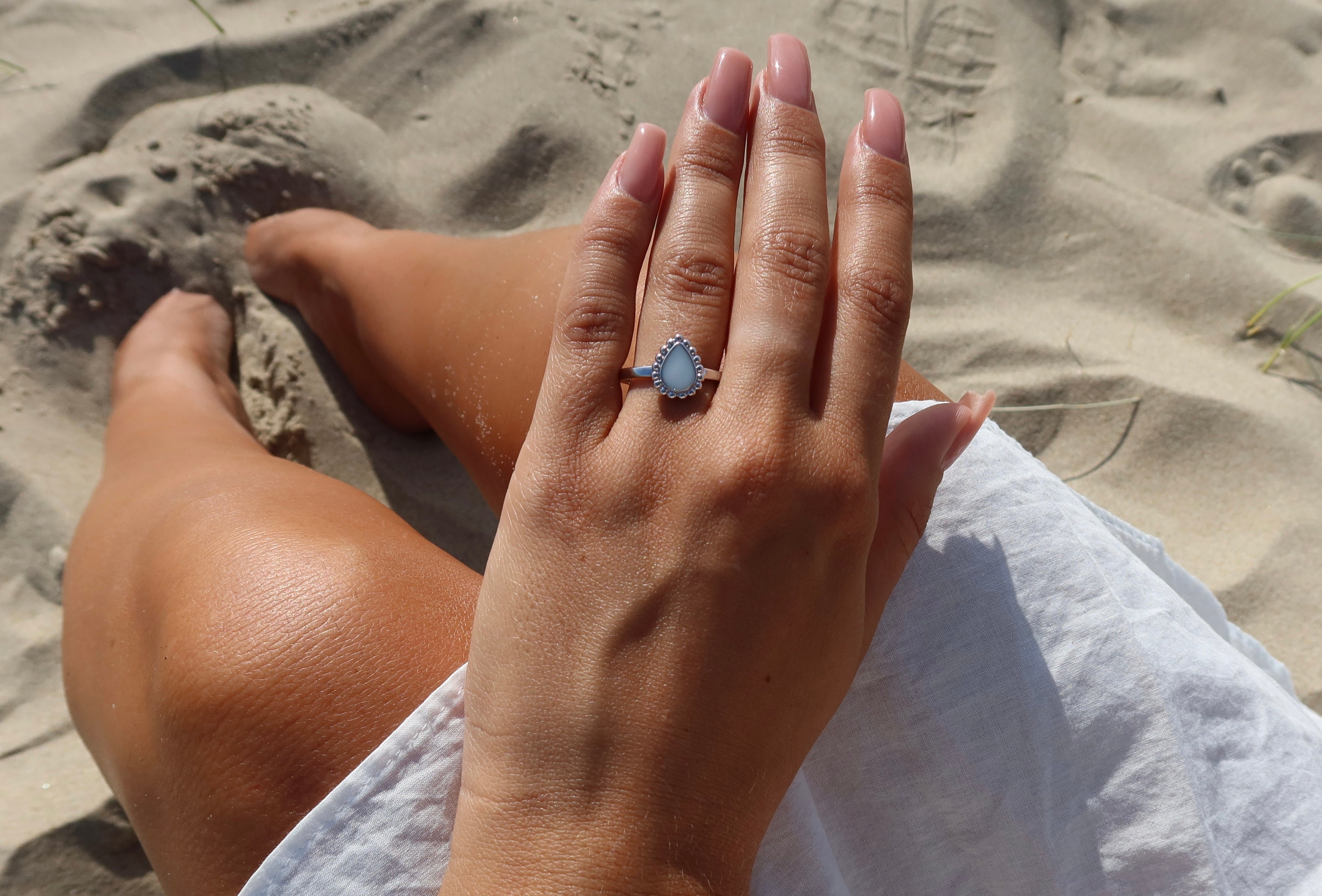 Hailey | Moedermelk Ring massief