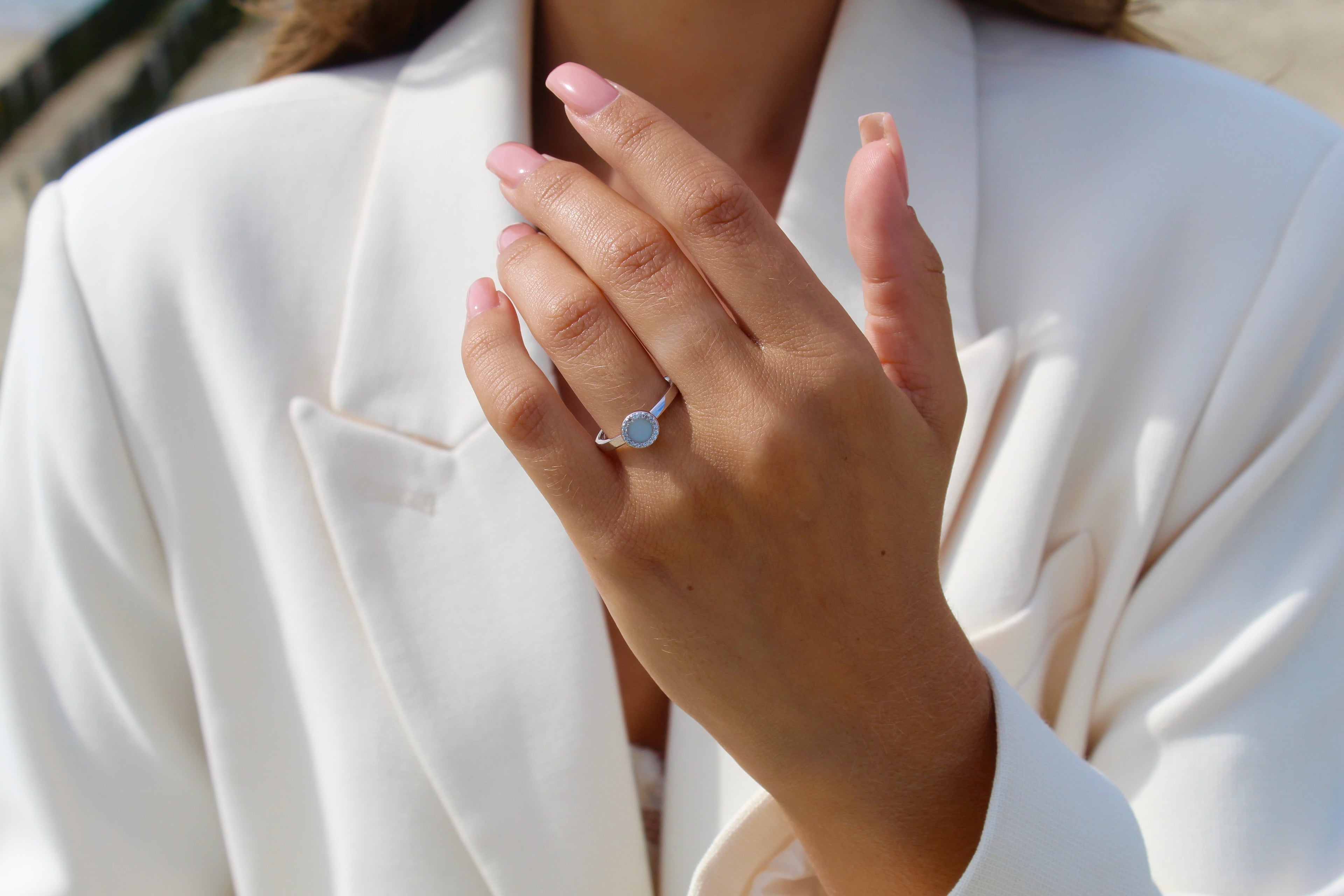 Zoë | Moedermelk Ring massief