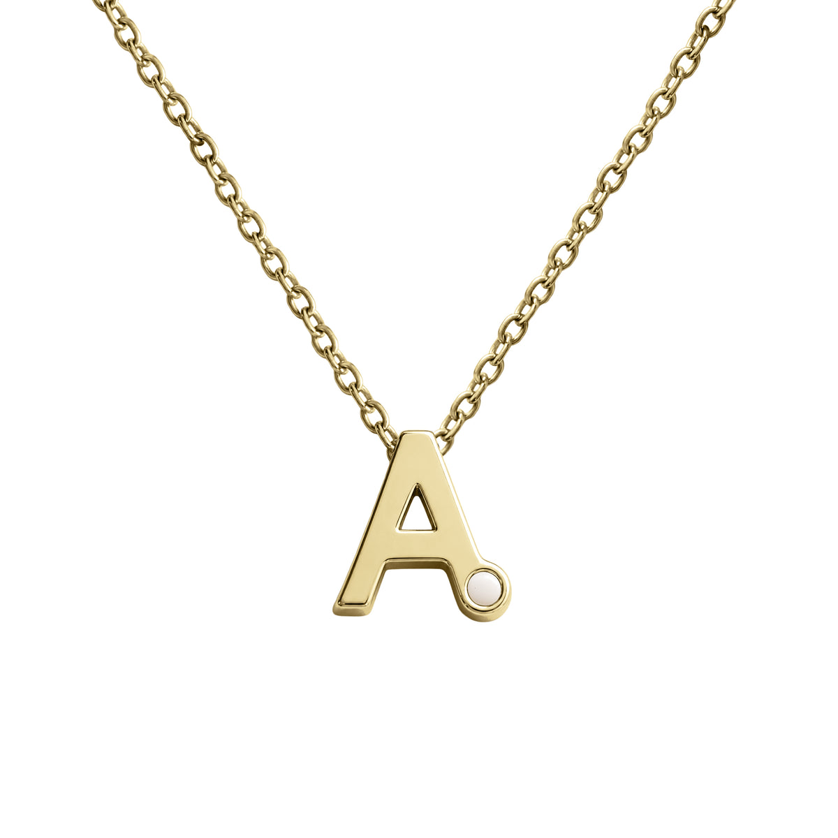 Alix | As Initial Ketting massief