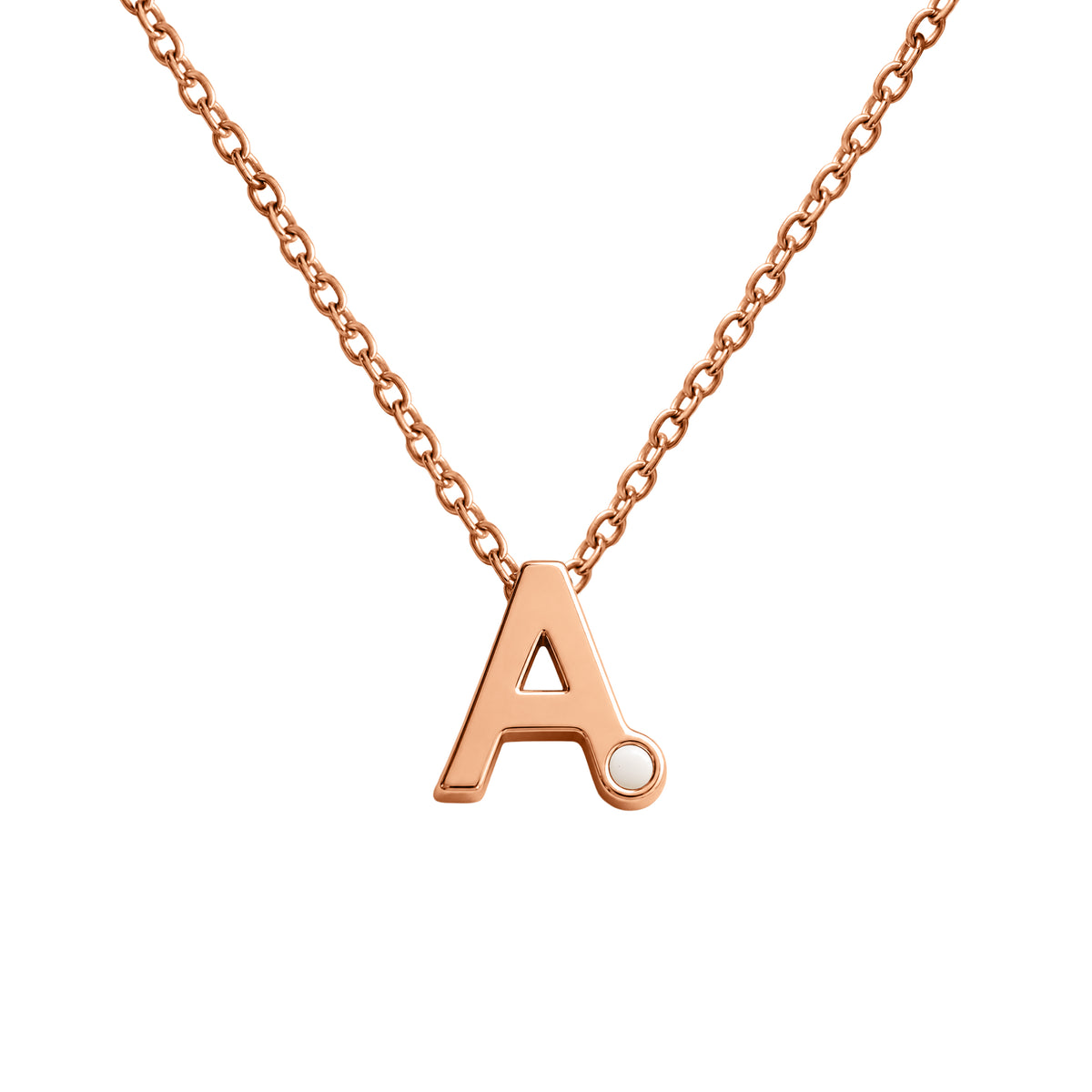 Alix | As Initial Ketting massief