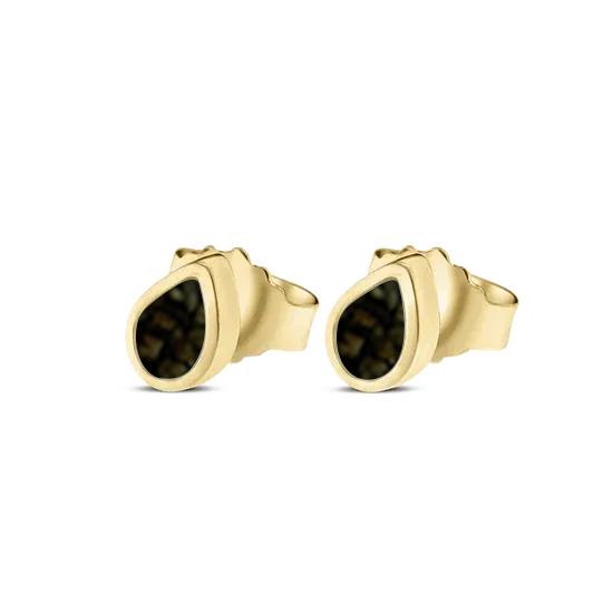 Mini Drop | Ash Stud Earrings solid