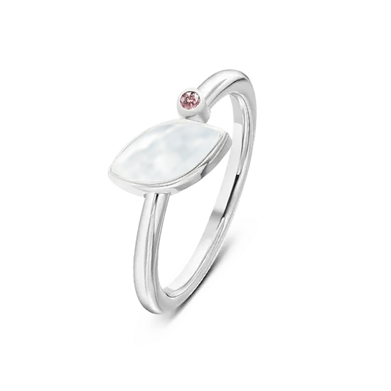 Lina | Ash Ring Silver