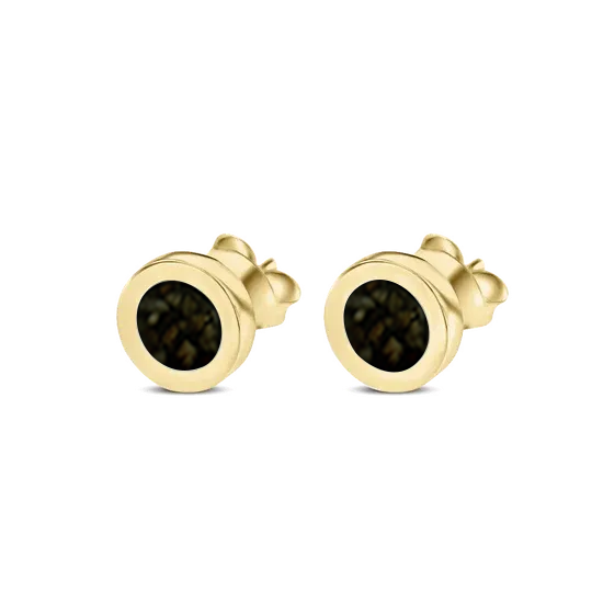 Circle of life | Ash Stud Earrings solid