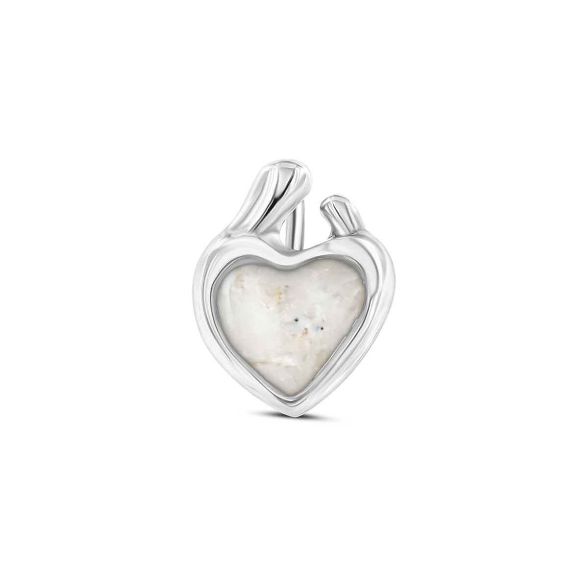 Amore as-hanger in 925 zilver met parelmoer askleur