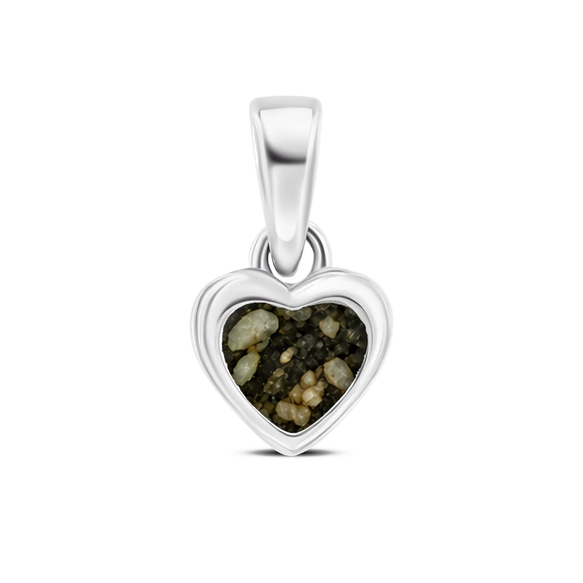 Cara as-hanger in 925 zilver met antraciet askleur