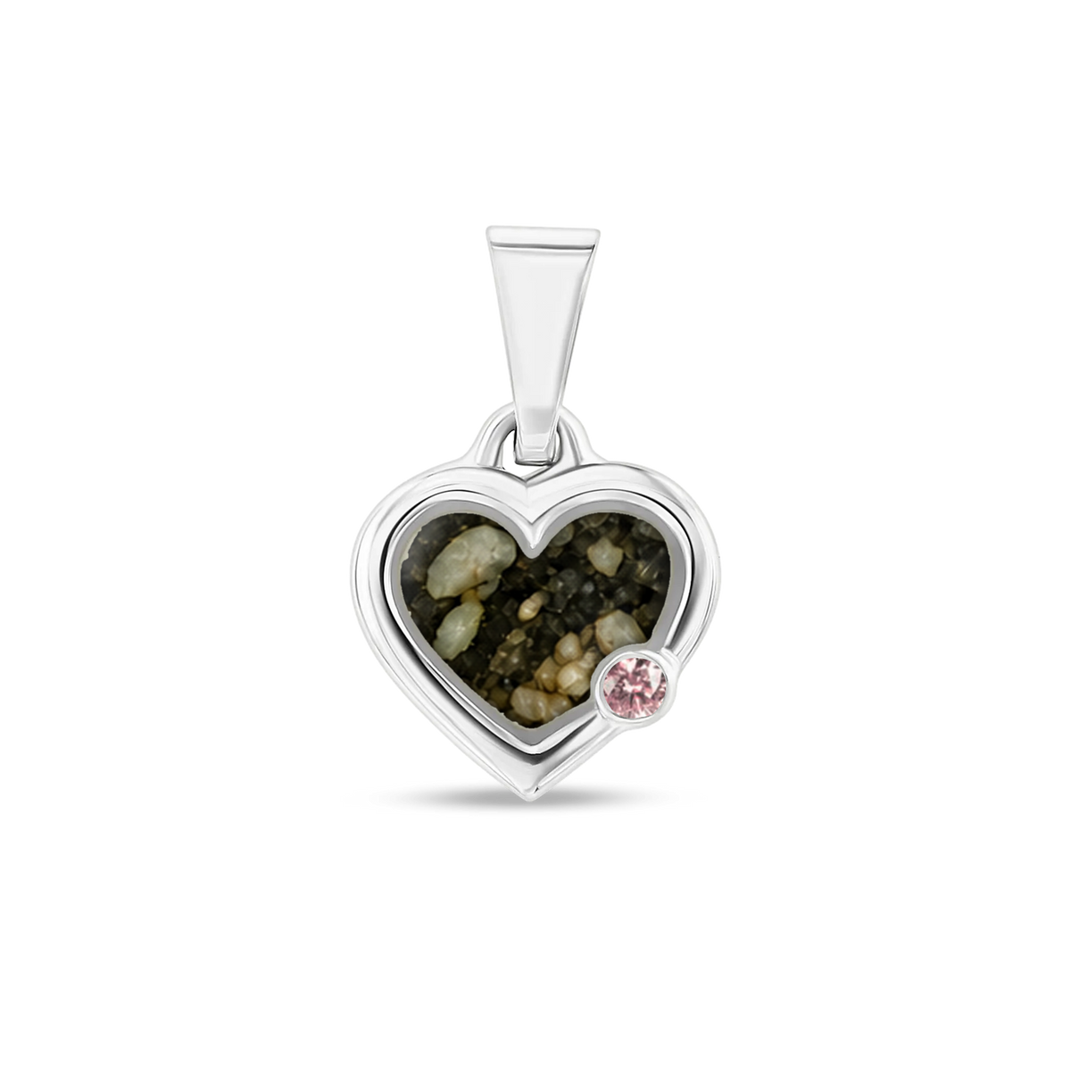 Esmée as-hanger in 925 zilver met antraciet askleur en morganiet