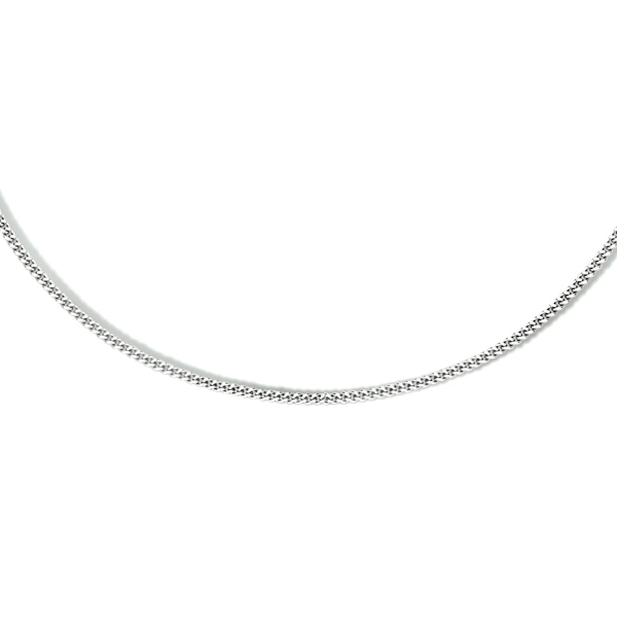 Rhodium-plated Silver Necklace